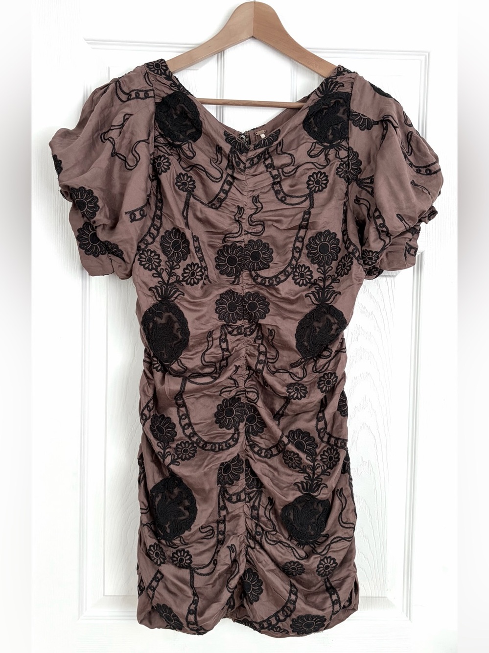 Free People Ramona Ribbon Floral Dress Size M - Picture 2 of 5
